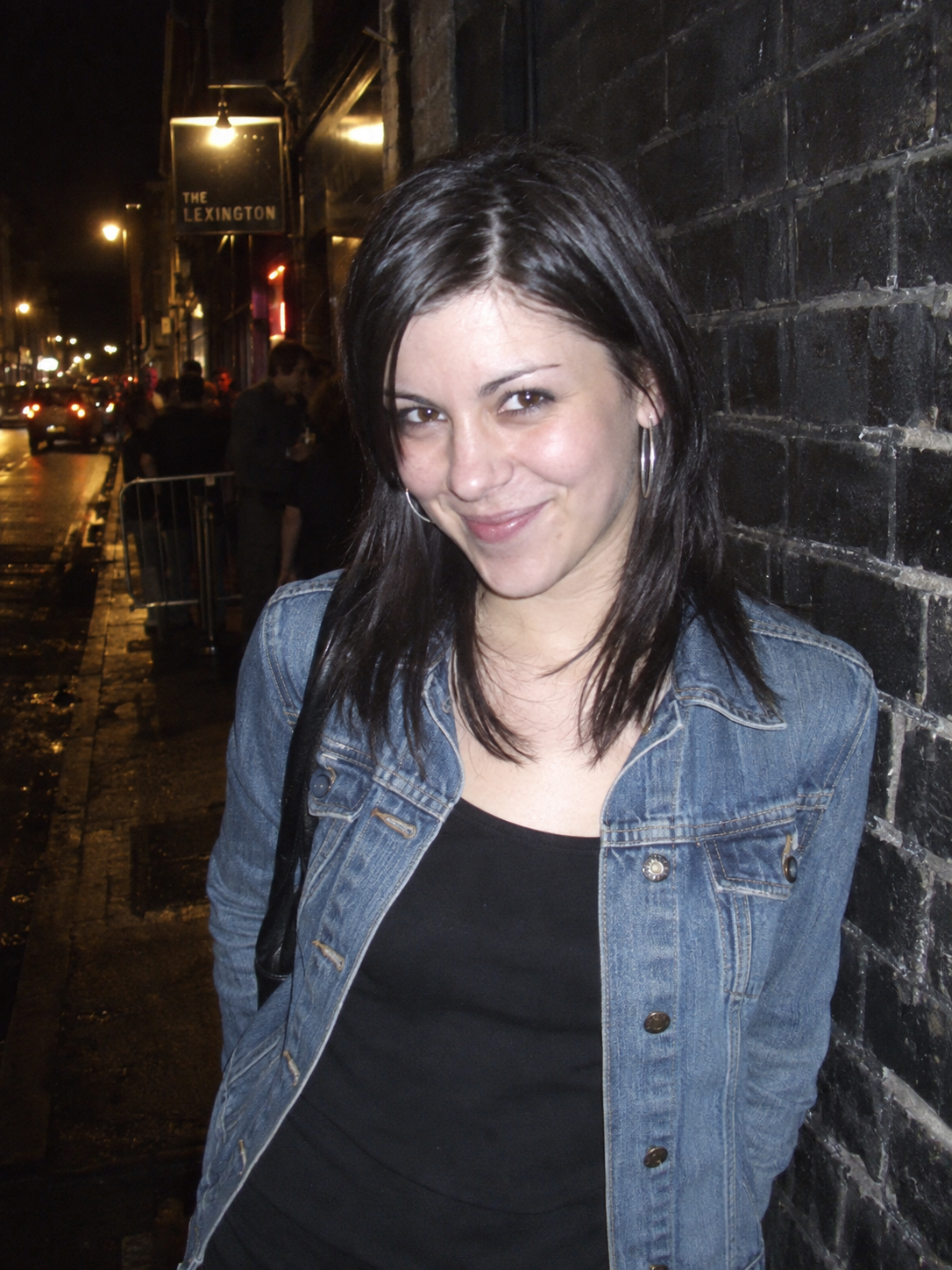 2000s direct flash portrait